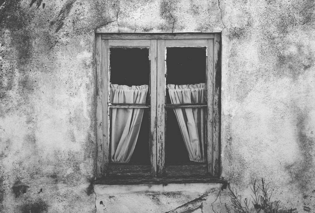 old black and white photo