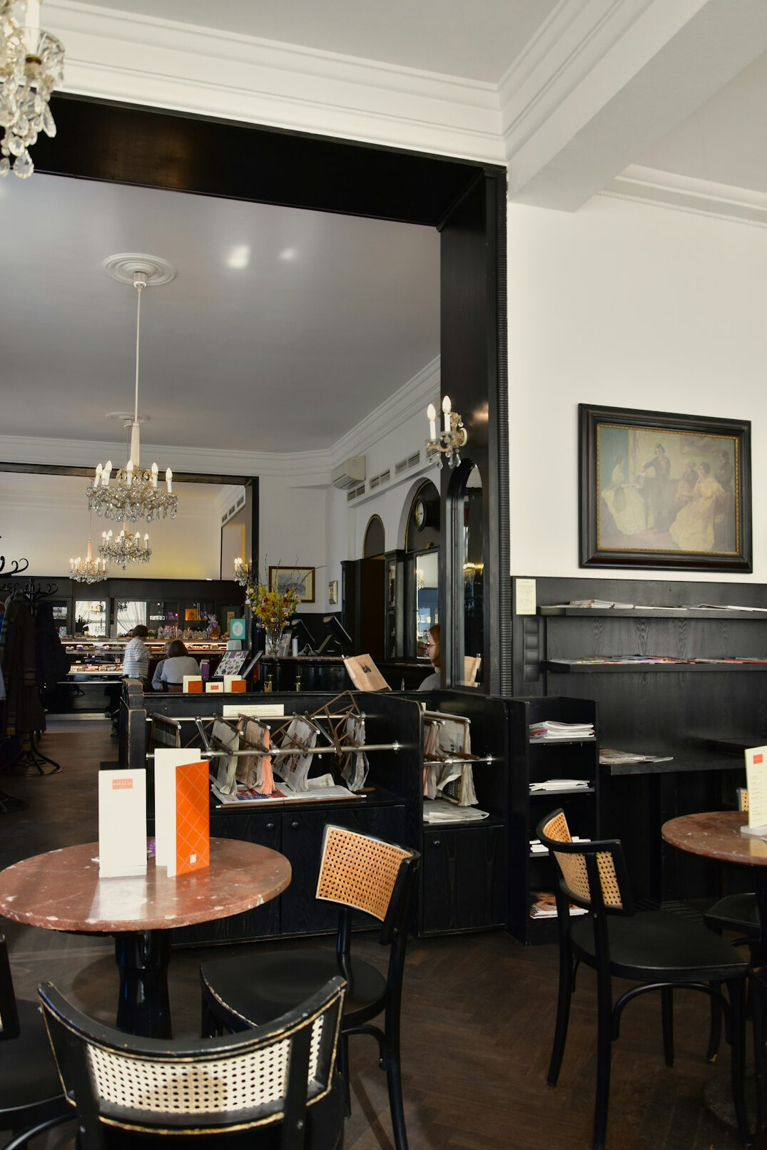 vintage cafe interior