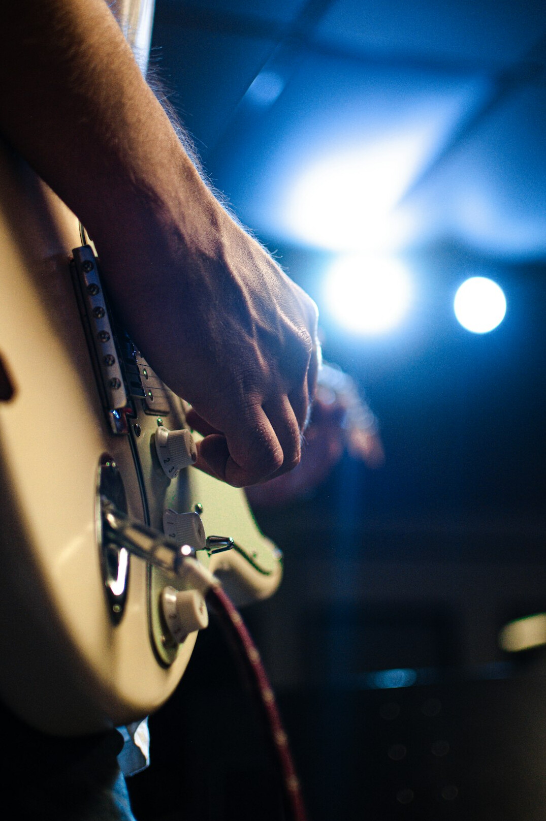 musician with guitar
